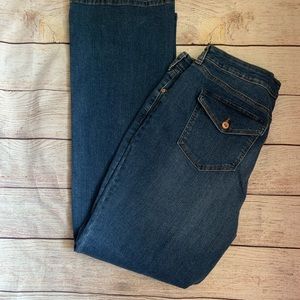 Womens jeans boot cut size 16
